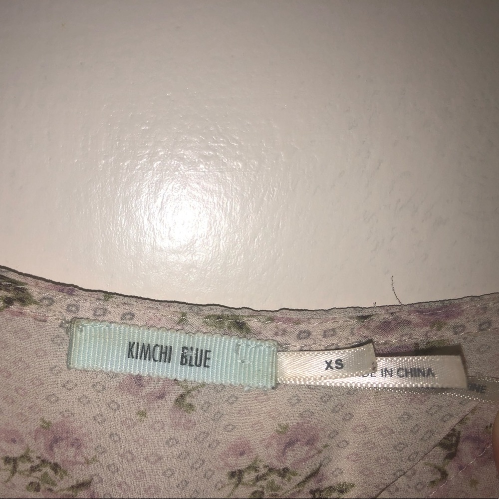 Buttondown Kimchi Blue Camisole w/ rose fabric XS - Picture 3 of 4